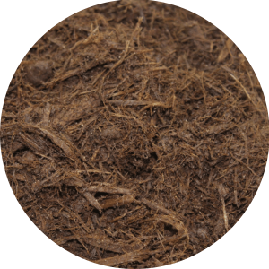 Hardwood bark color enhanced mulch